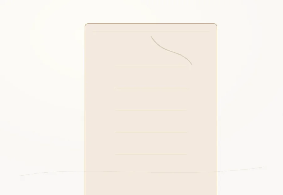 Deckle Edge Dinner Menus