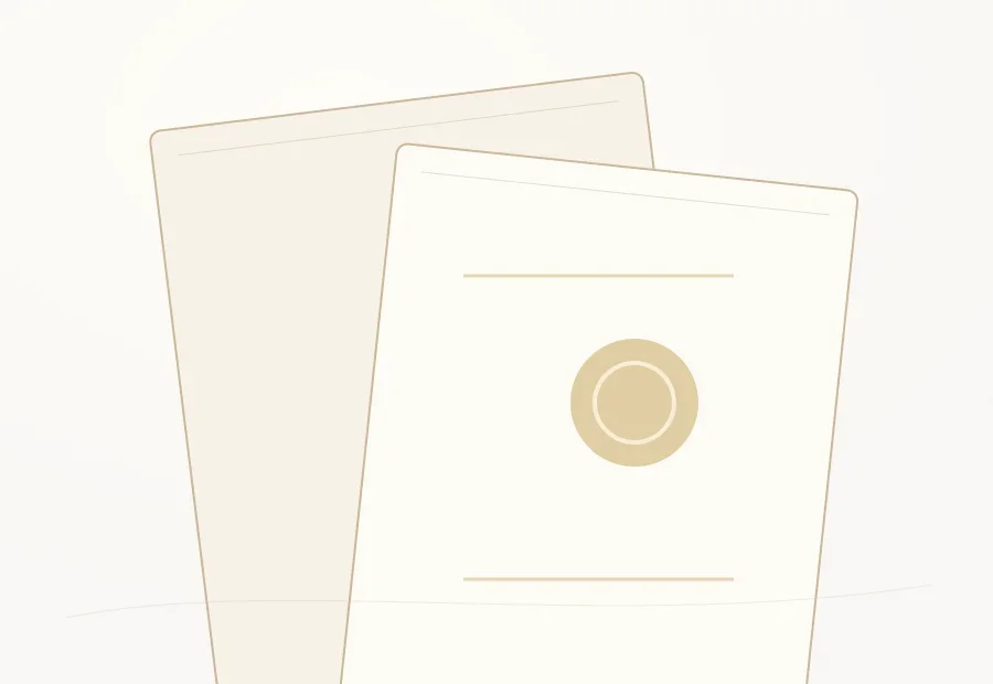 A full set of coordinated neutral wedding stationery suite